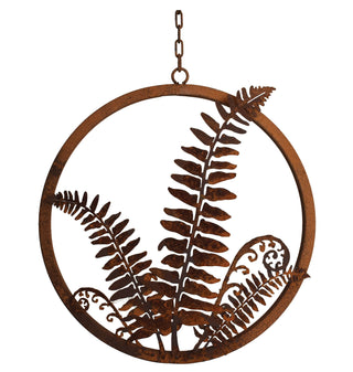 Fern Ring Metal Silhouette Garden Yard Home Art Decor