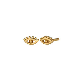 Evil Eye Stud Earring - Gold