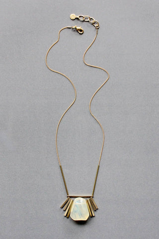 David Aubrey Jewelry | Quartz geometric necklace