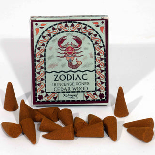 Zodiac Incense Cones- Scorpio: Cedar