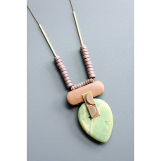 Geometric jasper necklace