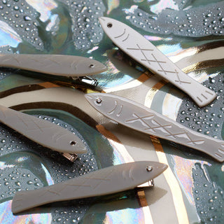 Sardine Fish Hair Clip Set