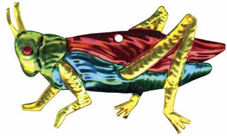 Grasshopper Tin Ornament
