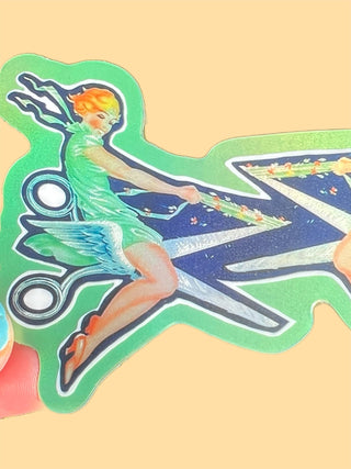 Sapphic Scissors Sticker - 3 Inch