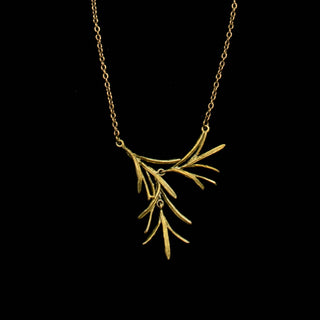 Dainty Rosemary Pendant 16" Adj.