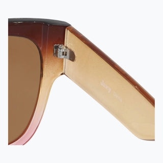 Dahlia Retro Sunglasses - Amber/Pink