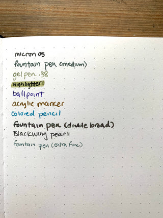 The Wanderer Dot Grid Notebook in Silver