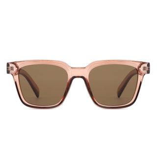 Classic Square Curved Lens Sunglasses - Assorted Colors