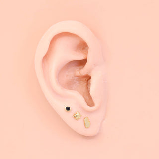 Sun Stud Earrings - Gold