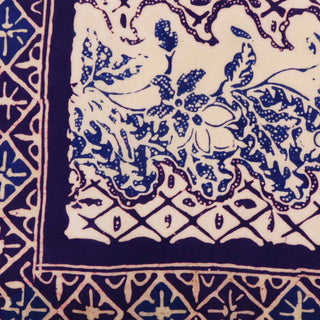 Hand Dyed Batik Bandana - Vines