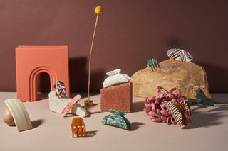 Midi Heirloom Claw in Tortoise Checker