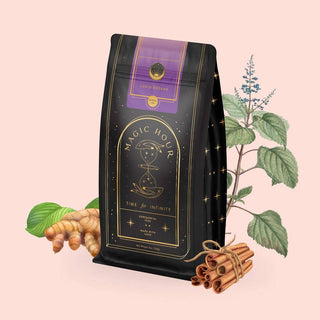 Lucid Dreams: Tulsi-Turmeric Herbal Tea for Sleep & Calm: 1 oz Pouch (10-15 Cups)