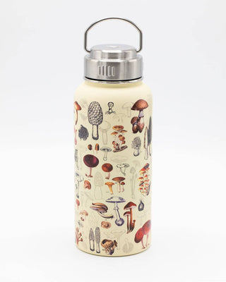 32oz Steel Insulated Bottle - Mushrooms