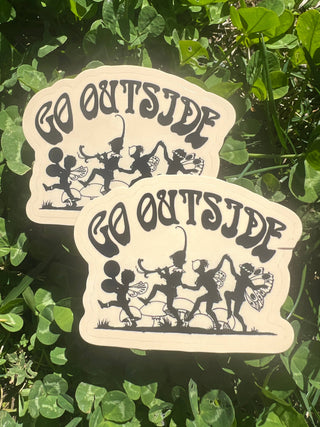 Go Outside Sticker - 3 Inch