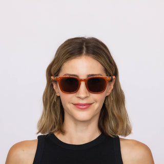 Diner Retro Sunglasses - Rust Tort