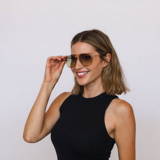 Eastwood Aviator Sunglasses - Black