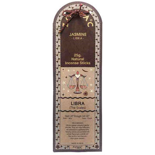 Zodiac Incense- Libra: Jasmine
