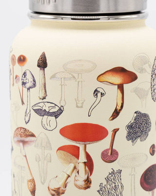 32oz Steel Insulated Bottle - Mushrooms