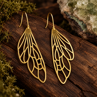 Cicada Wing Earrings
