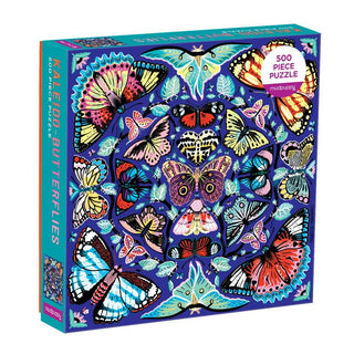 Kaleido-Butterflies 500 Piece Puzzle