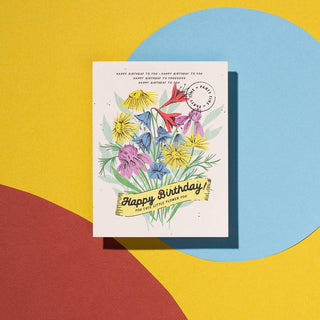 Cute Little Flower Birthday Card