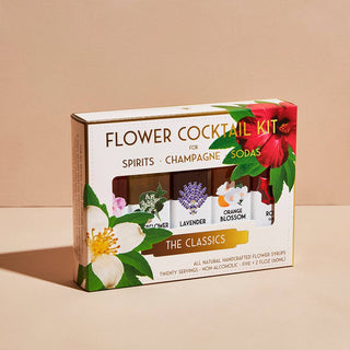 The Classics Flower Cocktail Kit 5-Pack Bundle Flower Syrups