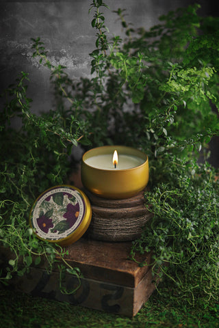 Dahlia + Black Amber | 8oz Candle