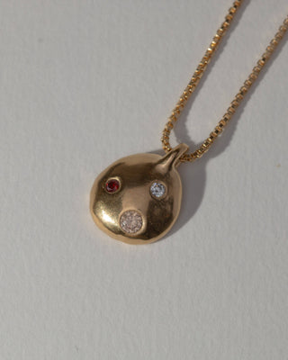 Mwala Constellation Necklace: Champagne