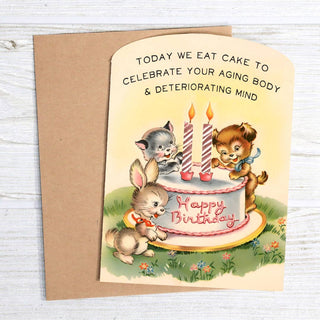 Today We Eat Cake Birthday Card