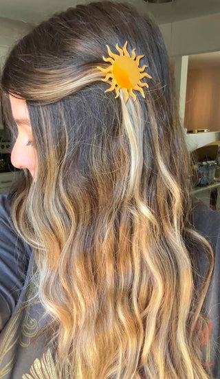 Golden Sun Sunshine Barrette