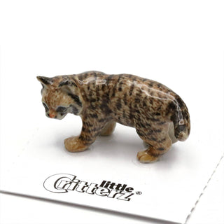 Ember The Bobcat - Porcelain Miniature