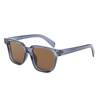 Classic Square Curved Lens Sunglasses - Assorted Colors