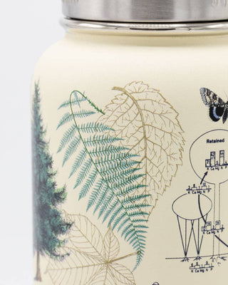 32oz Steel Insulated Bottle - Woodland Forest