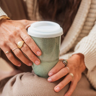 Emerald Ceramic Travel Mug – 12oz
