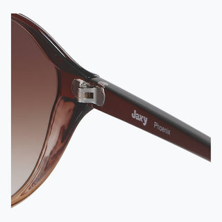 Phoenix Retro Aviator Sunglasses - Brown