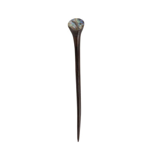 Round Abalone Shell Hair Pin