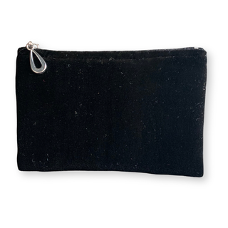 Silk Velvet Coin Purse: Delft Blue