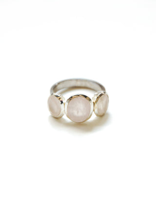 Gumdrop Ring 7 Blue Chalcedony