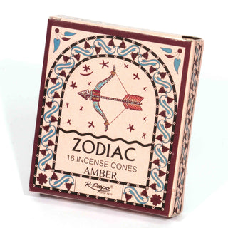 Zodiac Incense Cones- Sagittarius: Amber