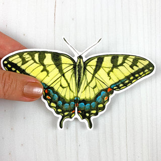 Tiger Swallowtail Butterfly Vinyl Sticker