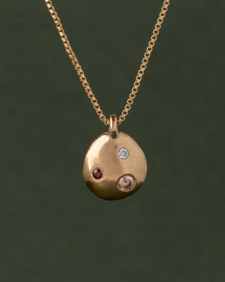 Mwala Constellation Necklace: Champagne