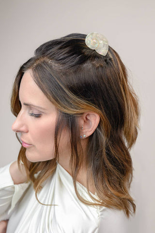 Siren Sea-Shell Opal Mini Hair Claw