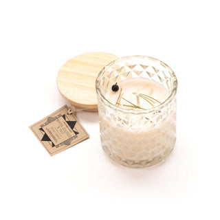 Winter Solstice & Yule Holiday Ritual Candle - 6 oz.: 8 oz Frosted Jar
