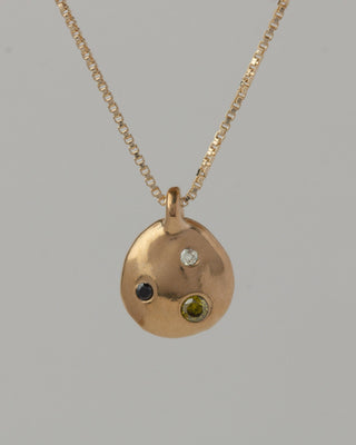 Mwala Constellation Necklace: Champagne