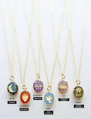 Symbol Stone Necklaces