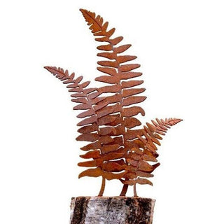 Small Fern Leaf Tab - Metal Silhouette Garden Yard Home Art