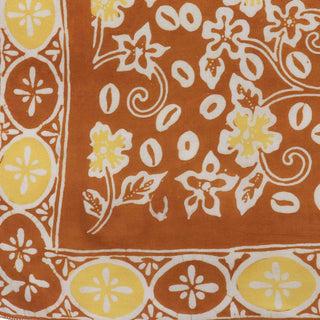 Hand Dyed Batik Bandana - Scarlet Sunset
