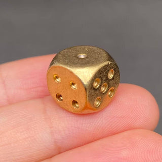 Brass Dice - Pair of 2