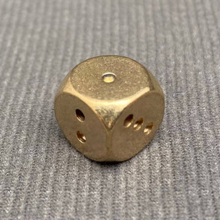Brass Dice - Pair of 2