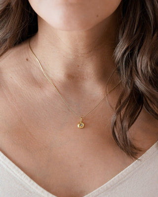 Pebble Necklace: Clear